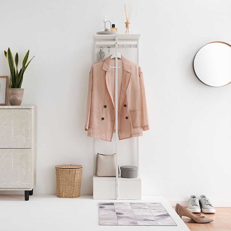Compact entrance storage