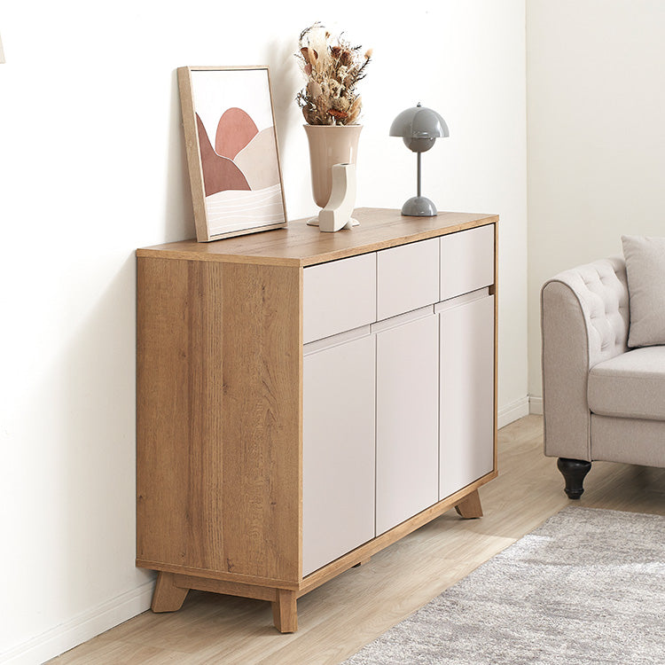 Storage shelf, chest, cabinet, sideboard, living board, low board, wood grain, large capacity
