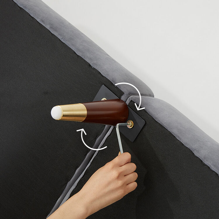 Sofa bed, velvet-like, reclining, cute and mature