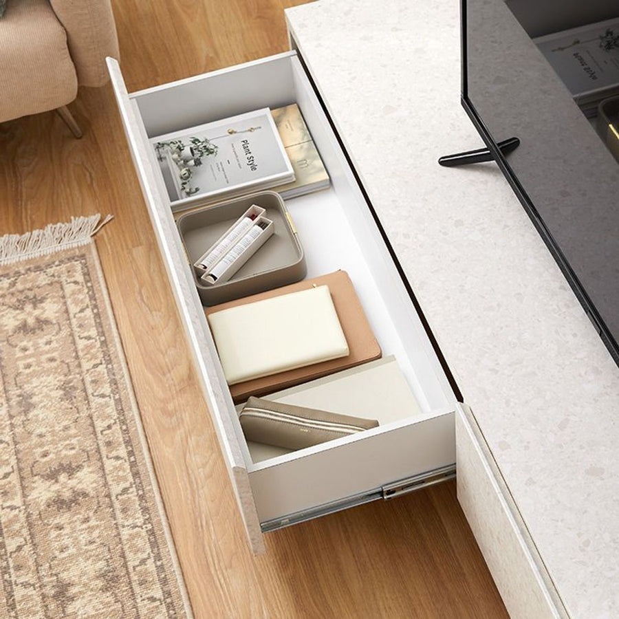 テラゾー柄 テレビ台 ローボード