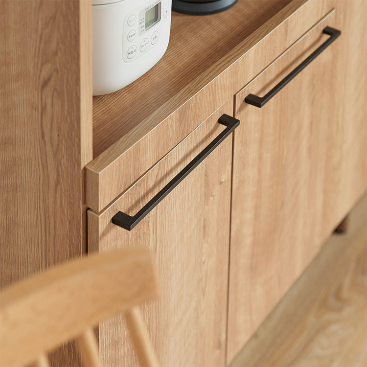 Wooden kitchen counter