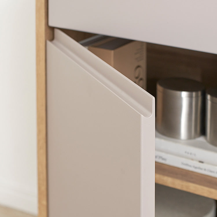Storage shelf, chest, cabinet, sideboard, living board, low board, wood grain, large capacity