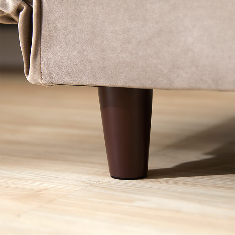 ベルベット調 2人掛けコンパクトソファ