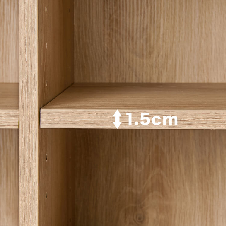 本棚 2個セット スリム 薄型 大容量 省スペース 収納 収納棚 オープンラック 収納ボックス 木目調