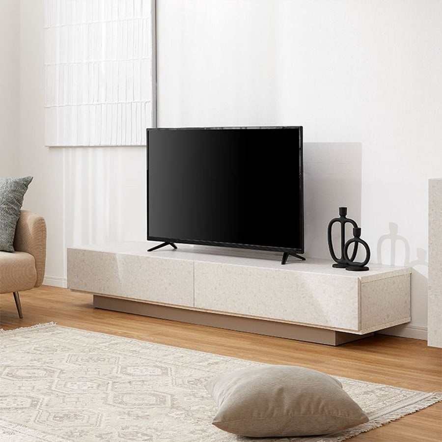 テラゾー柄 テレビ台 ローボード