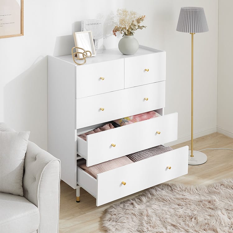 4-tier chest of drawers, cute and grown-up living room storage, chest of drawers, large capacity