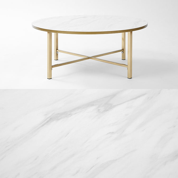 大理石調リビングテーブル 丸テーブル