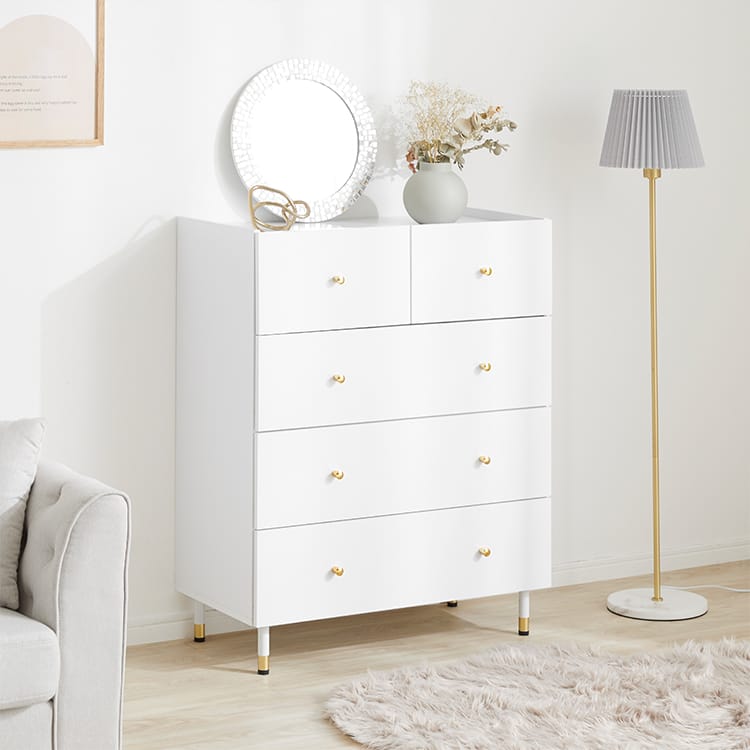 4-tier chest of drawers, cute and grown-up living room storage, chest of drawers, large capacity