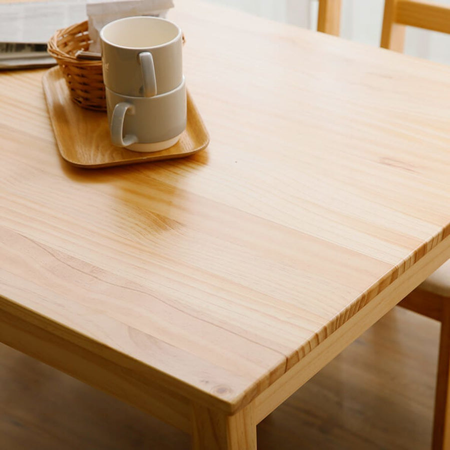 ダイニングテーブルセット 2人掛け（3点） コンパクト パイン無垢材 カフェ風