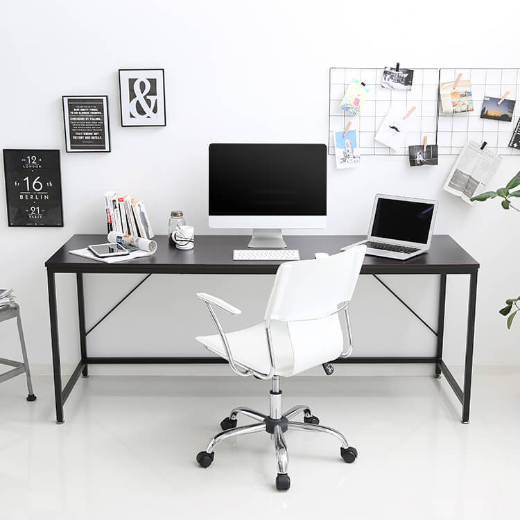 Desk Multipurpose wide computer desk Multi-design Flat desk Steel legs Office