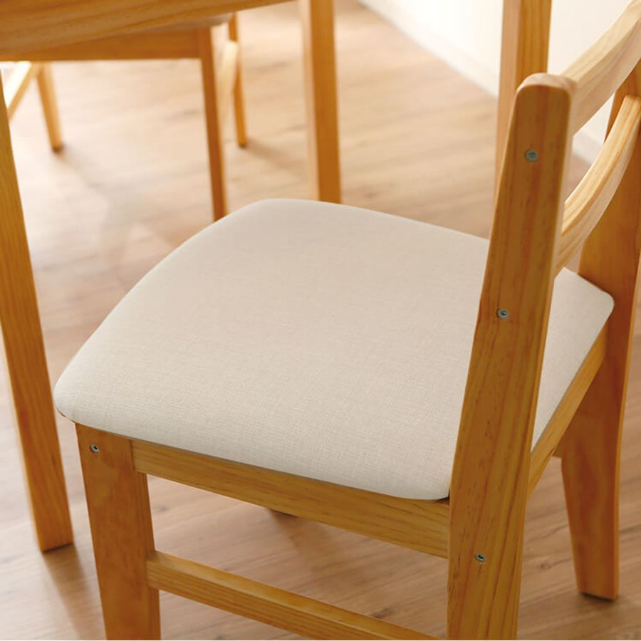 ダイニングテーブルセット 2人掛け（3点） コンパクト パイン無垢材 カフェ風