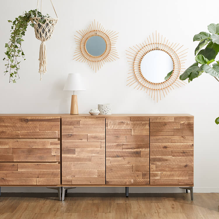 Sideboard, chest, shoe rack, cabinet, living board, made in Japan, storage, legs, solid wood, steel