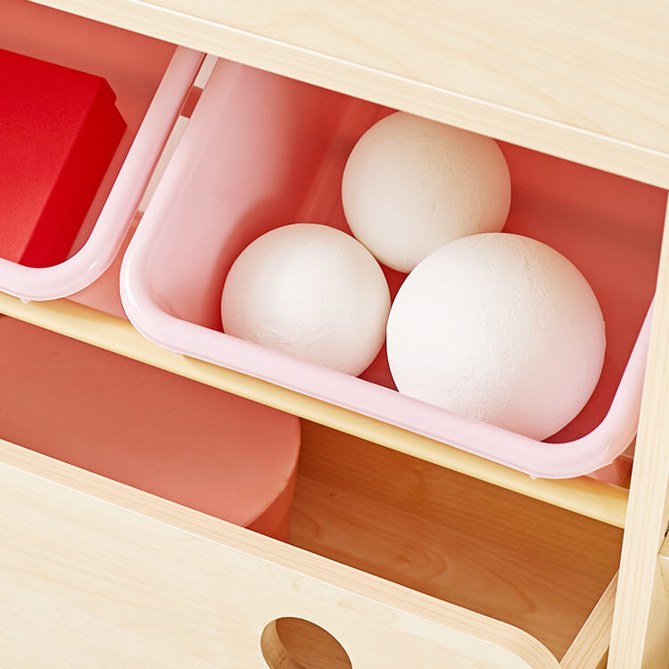 Wide-type display toy storage with casters, display rack, picture book shelf