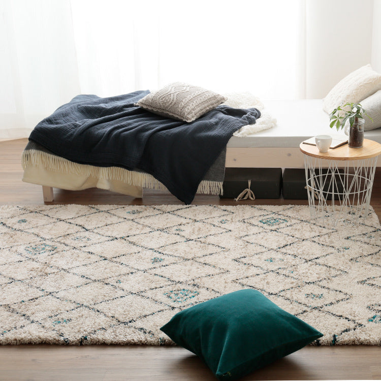 Sサイズ 長方形ラグ シャギーラグ ホットカーペット・床暖房使用可 ウィルトン織 ベルギー産