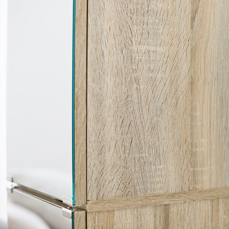 Full-length mirror included, space-saving storage, dresser, full-length mirror, storage shelf, drawers, slim, height 181cm
