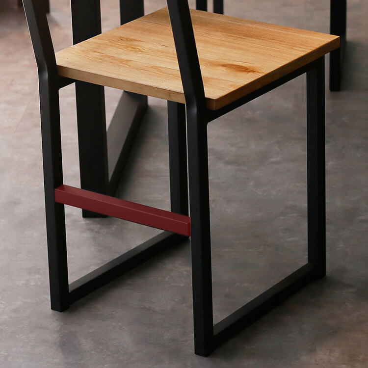 Dining bench set for 4 people (4 pieces/5 pieces) Choose from 2 types (bench/chair) Wooden veneer