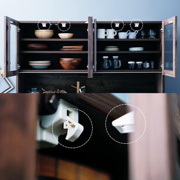 食器棚 レンジ台 スライドレール 引出し 耐震 キッチン収納 日本製