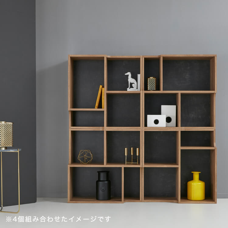 Bookshelf, storage shelf, open rack, attractive storage, wood grain