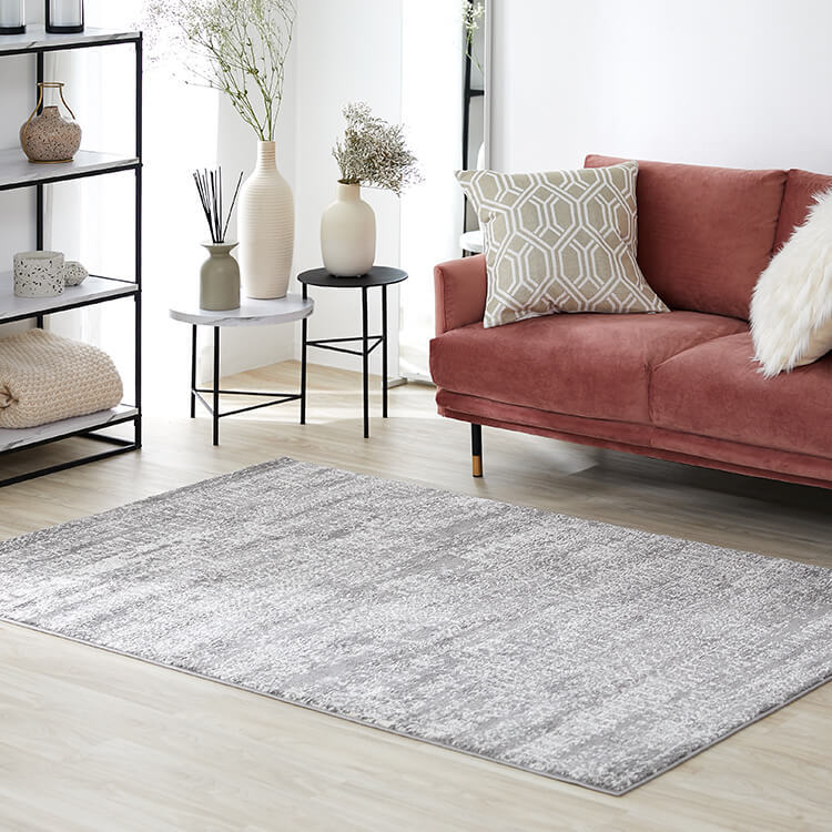 Sサイズ 長方形ラグ オールシーズン モダン ヴィンテージ [S]