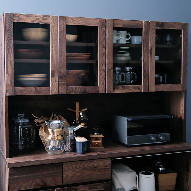 食器棚 レンジ台 スライドレール 引出し 耐震 キッチン収納 日本製