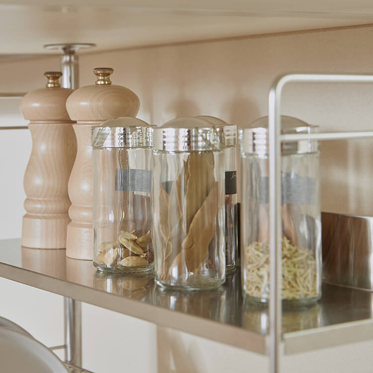 Tension Dish Drainer, Stainless Steel, with Chopstick, Knife and Cutting Board Stand