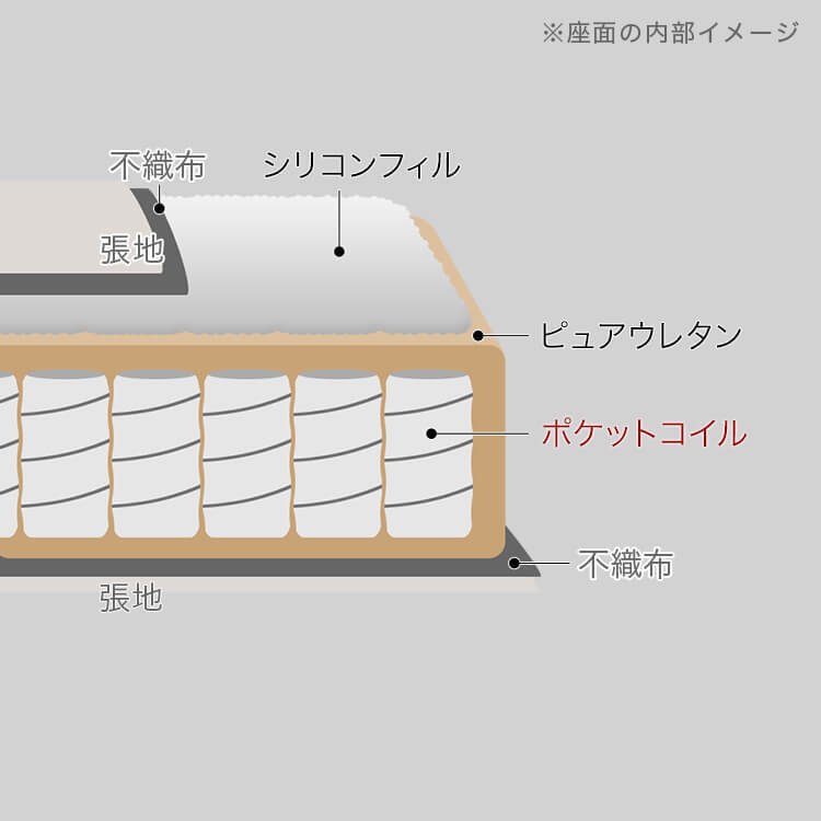 ソファー 3人掛けソファー 合皮 キルティング