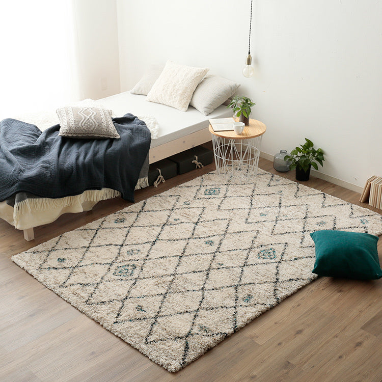 Sサイズ 長方形ラグ シャギーラグ ホットカーペット・床暖房使用可 ウィルトン織 ベルギー産