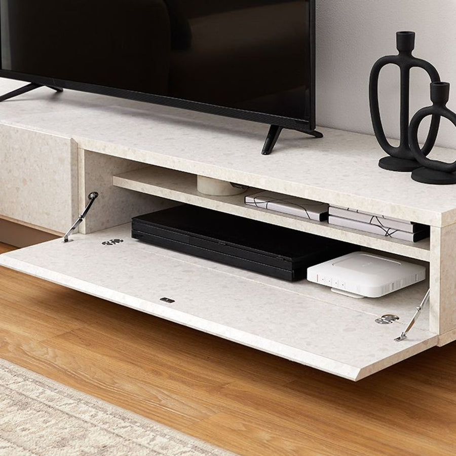 テラゾー柄 テレビ台 ローボード