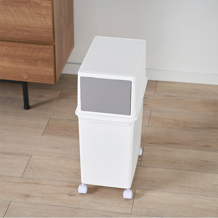 Front Open Trash Bin 17L Slim