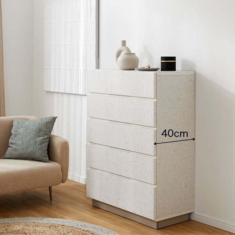 テラゾー柄 チェスト 収納棚