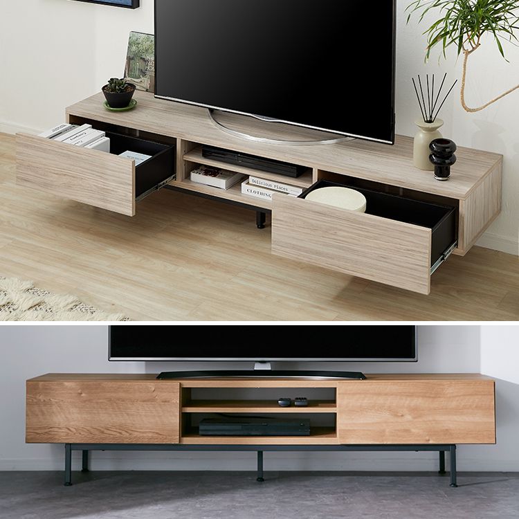 TV stand, made in Japan, low TV stand, suitable for 49-inch TVs, semi-finished product, steel legs