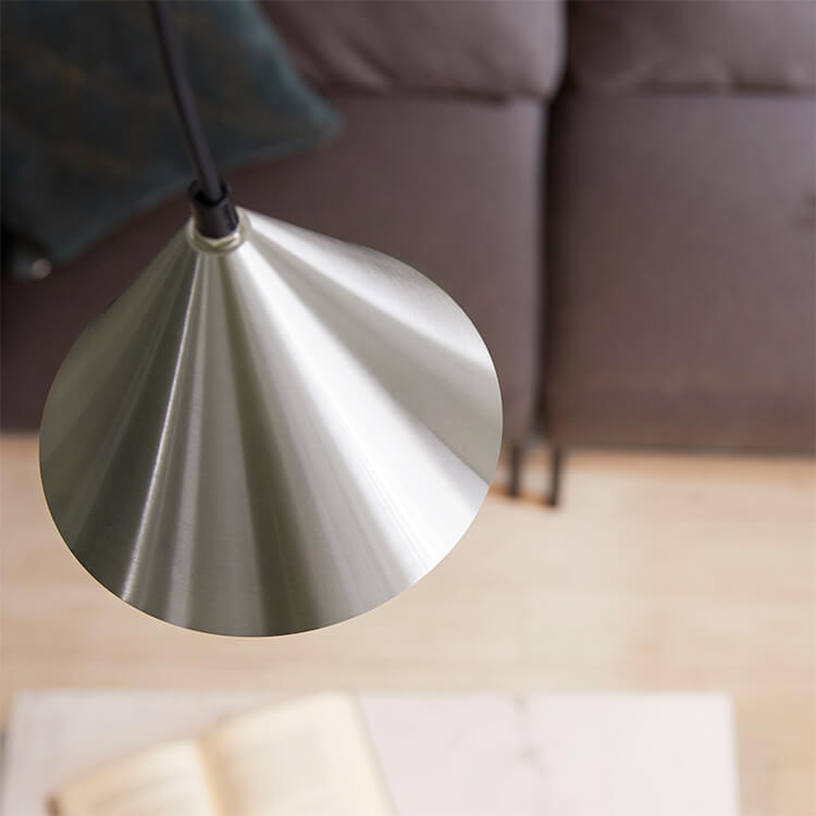 Pendant light, living room lighting, LED bulb compatible, steel