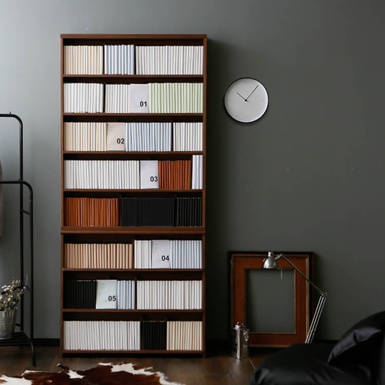 マンガ収納ラック 上下段セット ブックエンドスライド式 文庫本 本棚 ブックシェルフ