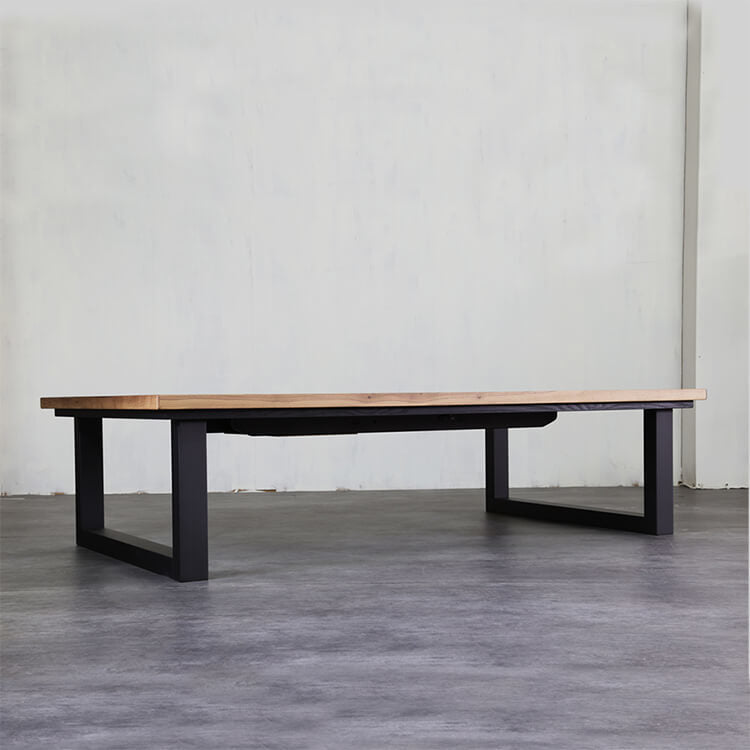 Wooden kotatsu table, low table [width 150]