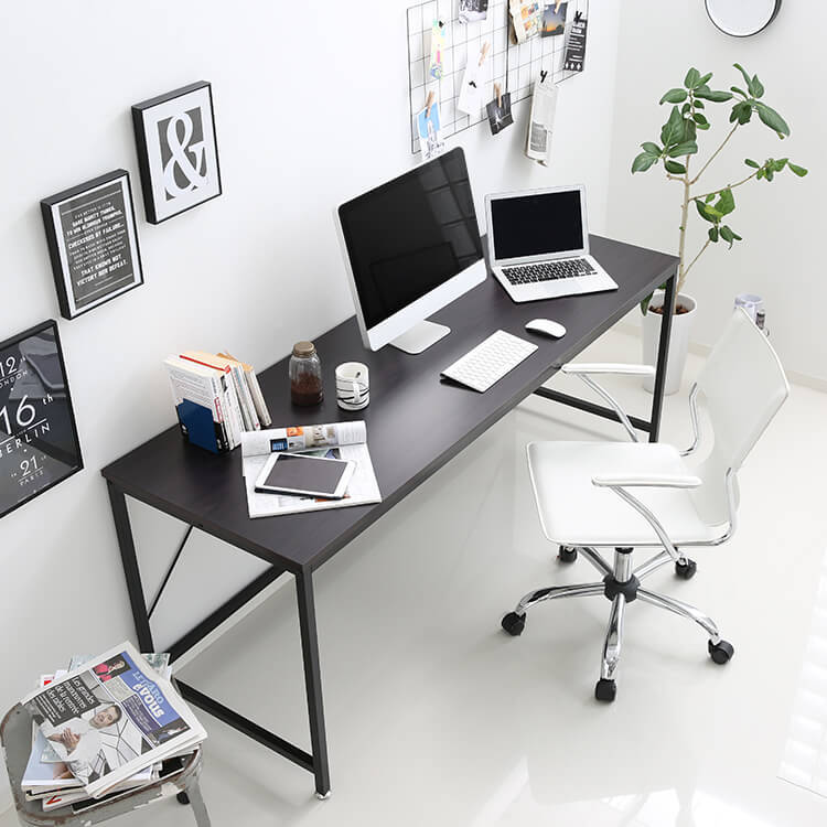 Desk Multipurpose wide computer desk Multi-design Flat desk Steel legs Office