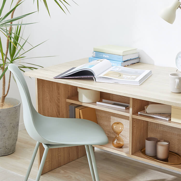 Computer desk, desk, work desk, power strip storage, study desk