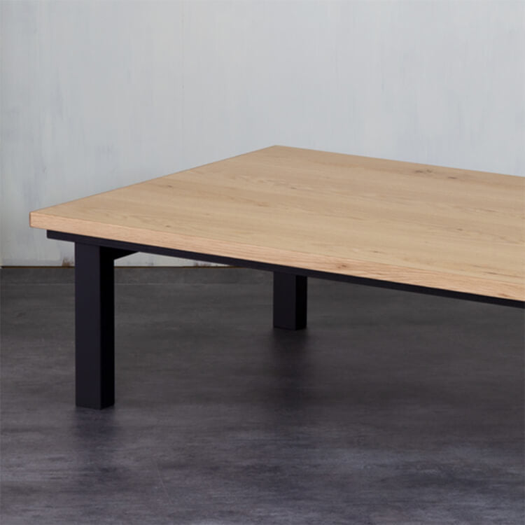 Wooden kotatsu table, low table, oak [width 150]