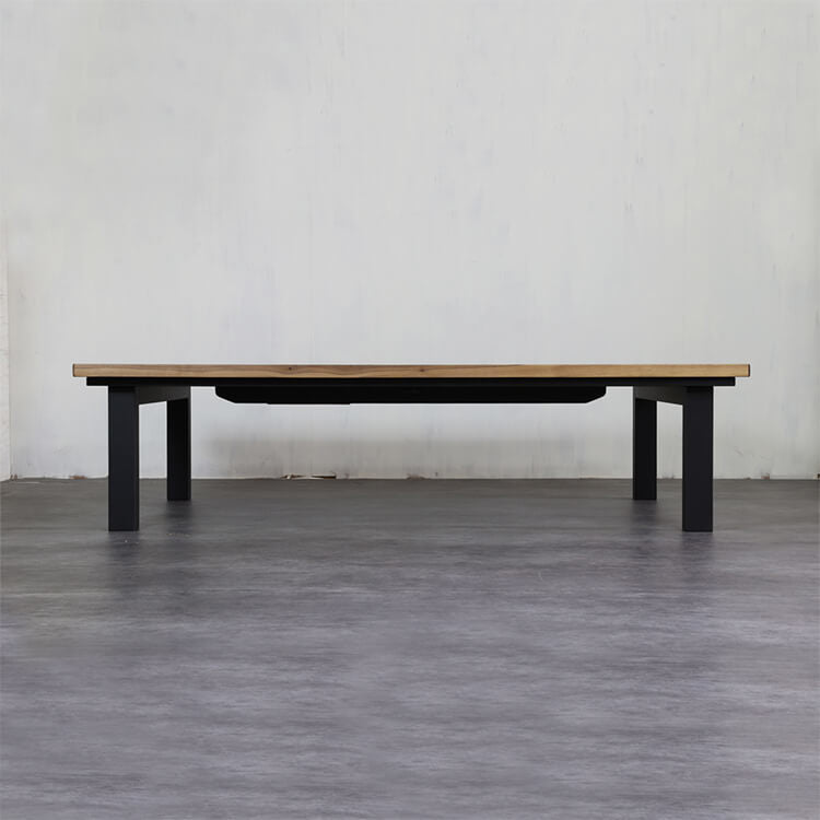 Wooden kotatsu table, low table [width 150]