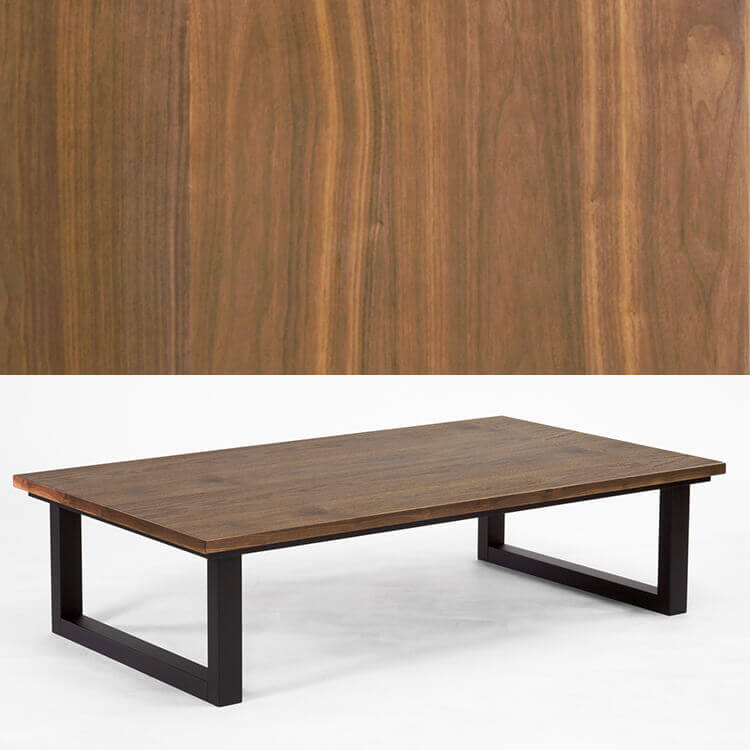 Wooden kotatsu table, low table [width 120]