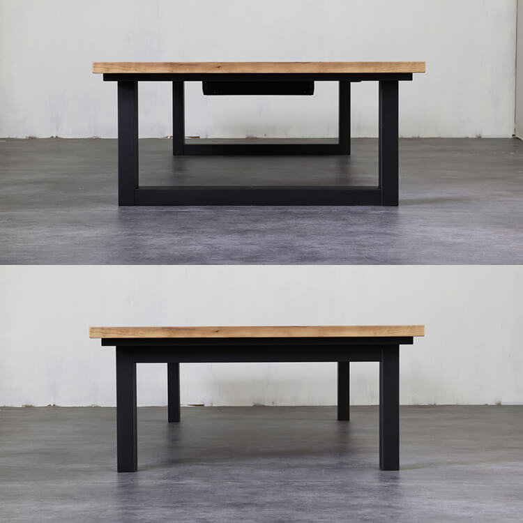 Wooden kotatsu table, low table [width 120]