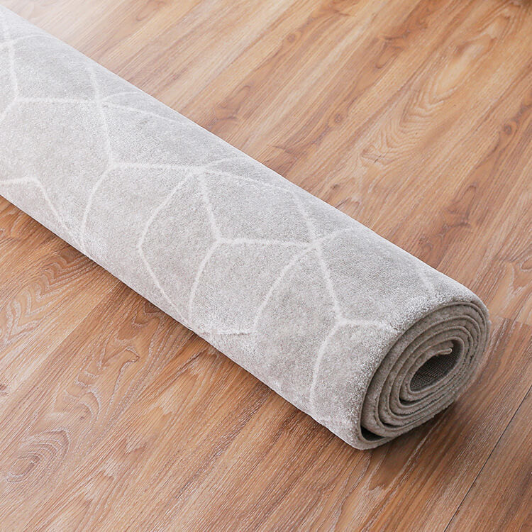 Medium size square rug, Wilton weave, thick, made in Belgium